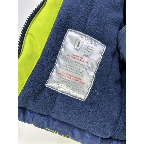 Gusti Snow Suit Toddler Boys Size 2T dinosaur Navy Green 2 Piece - Picture 5 of 12